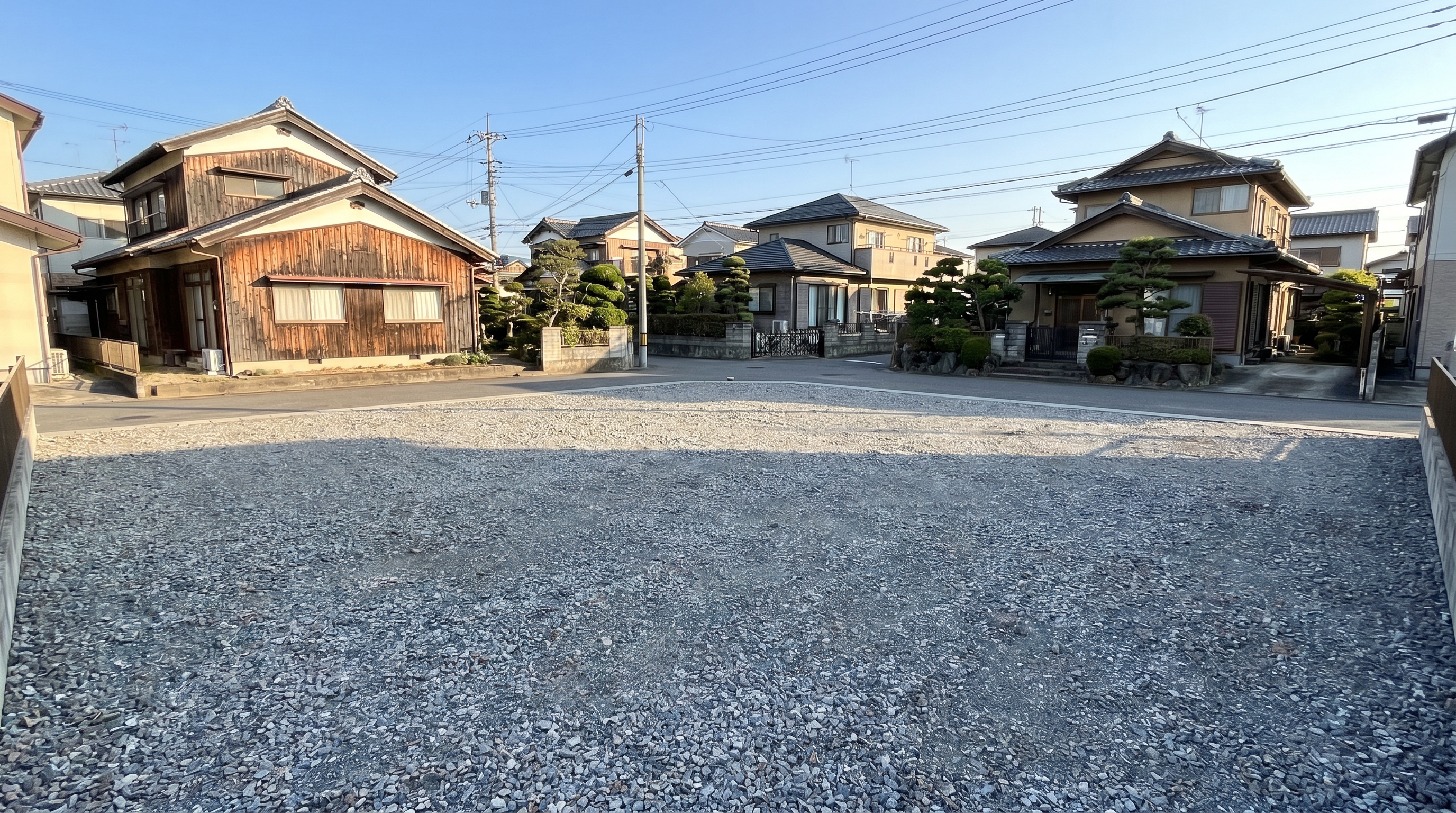 解体後の更地