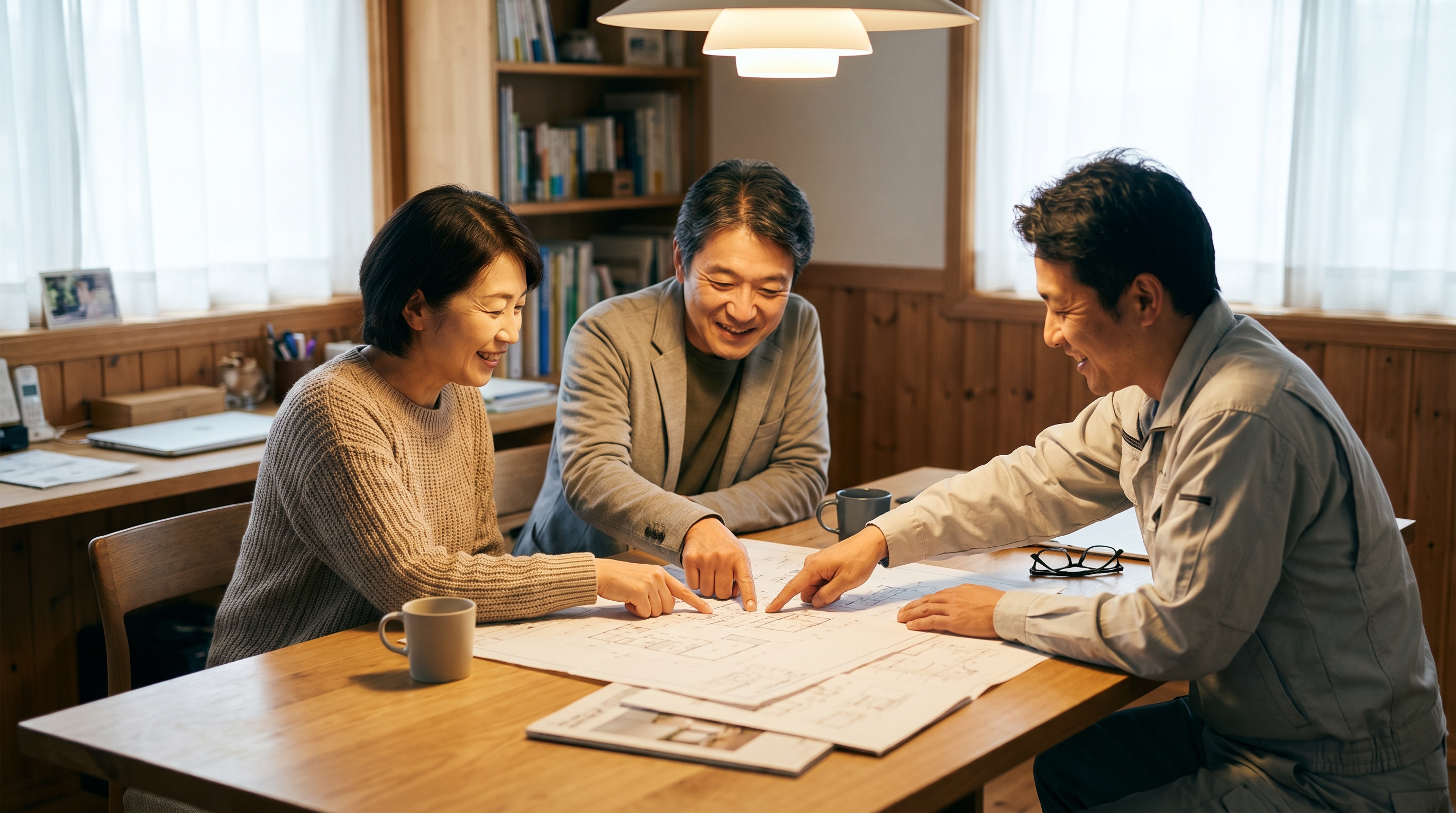 業者との打ち合わせ